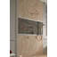 Tektile Lineart 24" x 3" Porcelain Bullnose Tile Trim in Gray-98840494