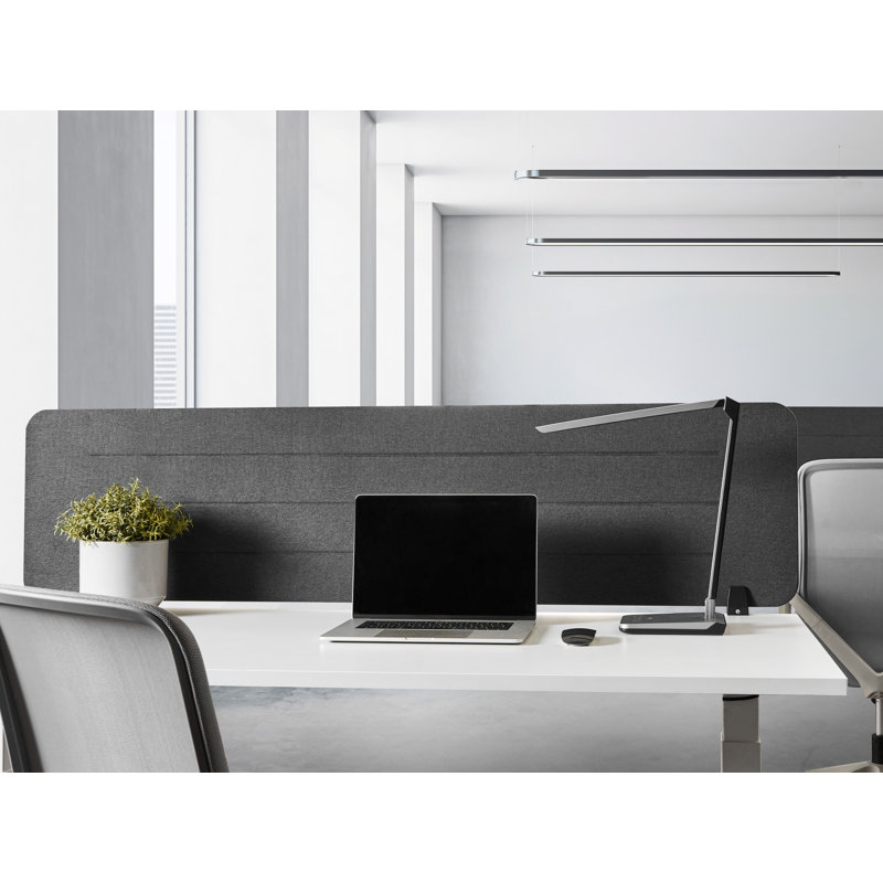 Desk Dividers, Grey, 40cm H x 160cm L