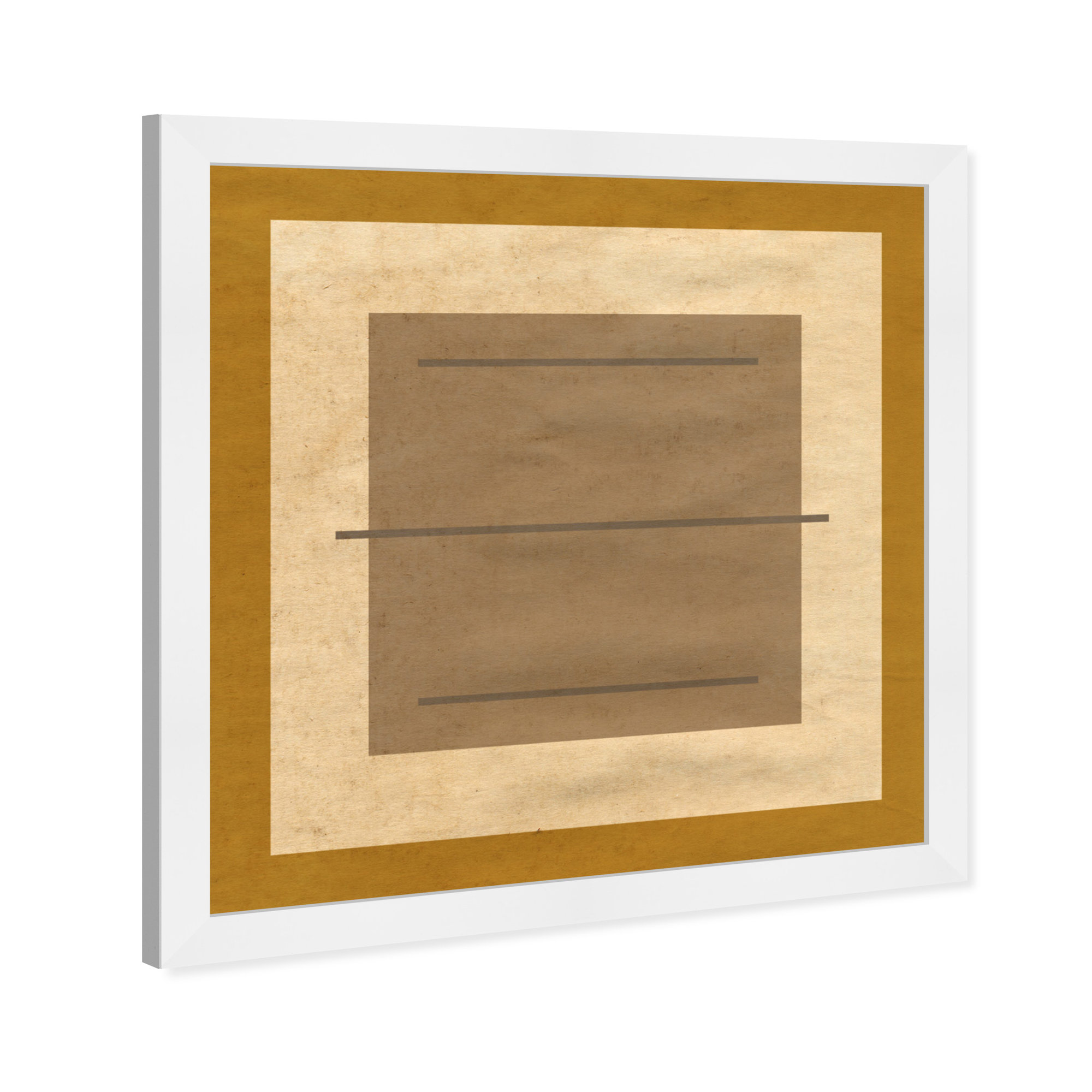 Amarillo Alberto by Oliver Gal, White, 32" H x 32" W x 0.5" D