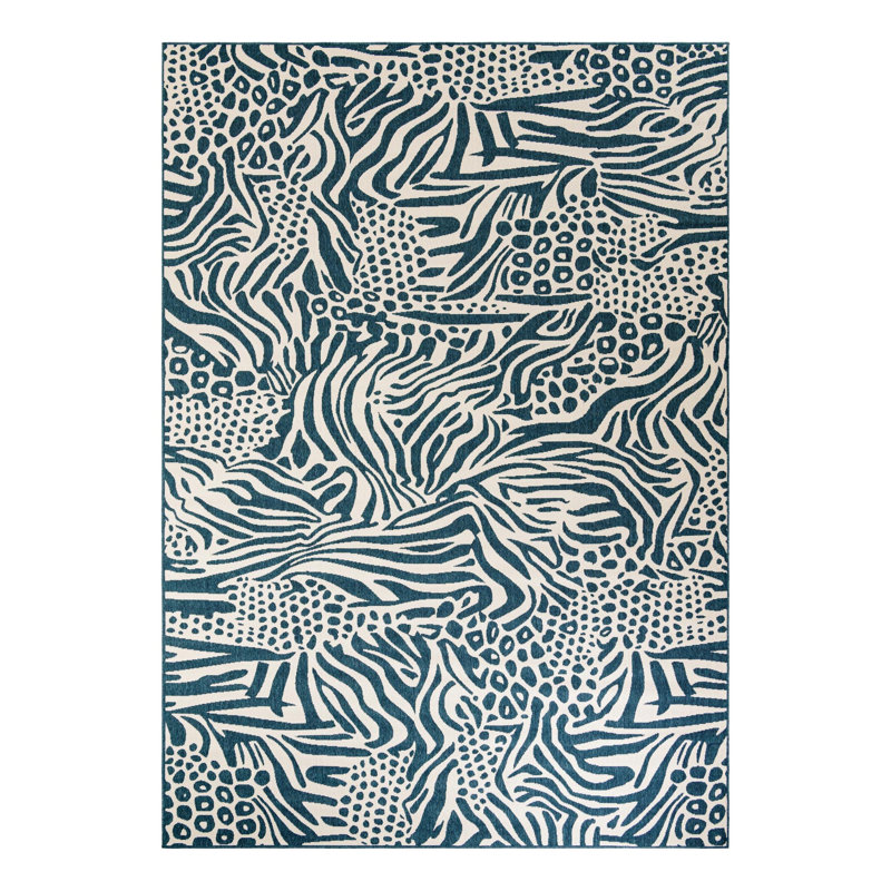 Gurjot Indoor/Outdoor Area Rug, Rectangle 10' x 14'1"