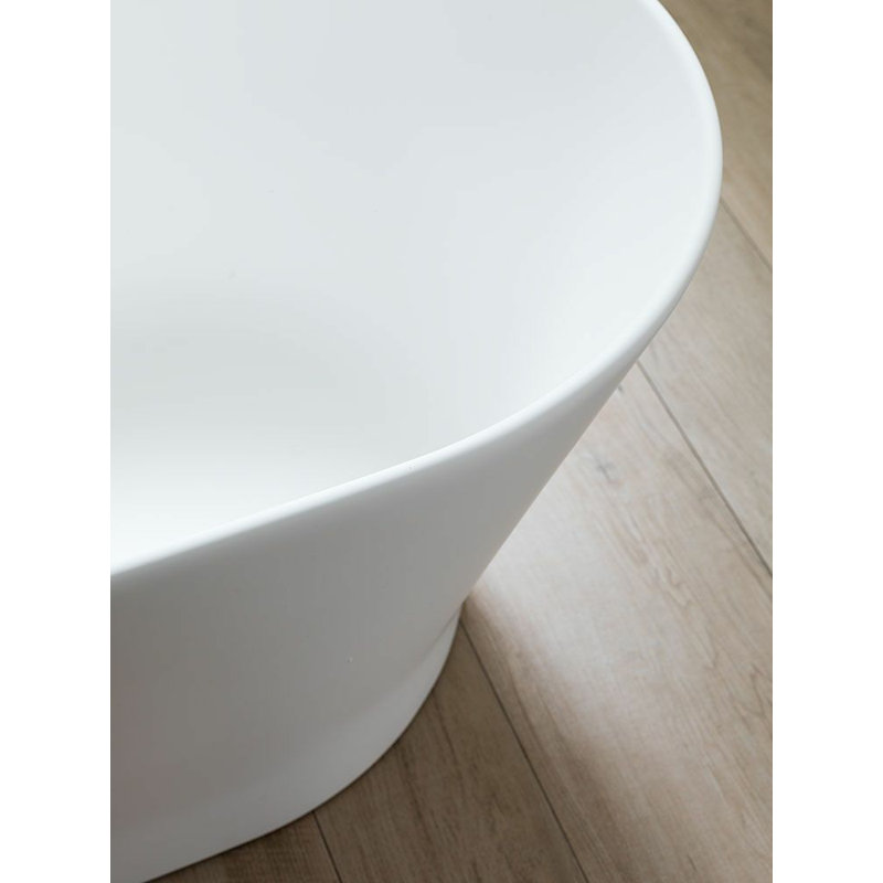 Slim Krion® 67'' L Freestanding Soaking Bathtub