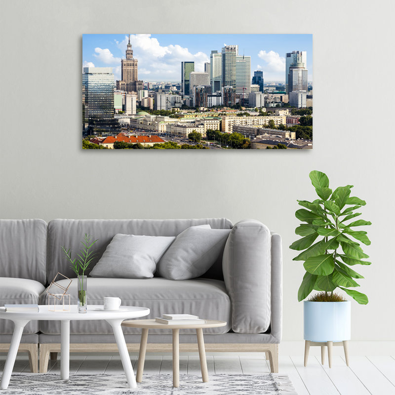 Warsaw Poland - No Frame Print on Canvas