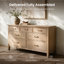 COMMODE DOUBLE À 7 TIROIRS COLAMY ATELIER