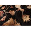 Tapis noir foncé et rouge Chobi Finest 8 pi 10 po x 8 pi 10 po