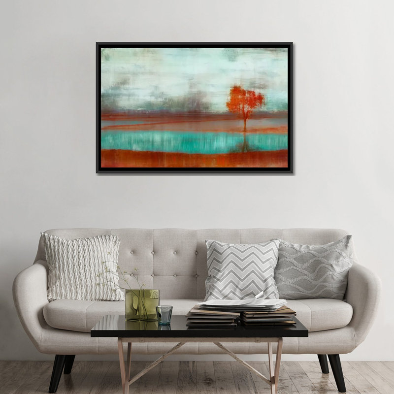 «Past Past Dreams» par Edward Selkirk, reproduction sur toile tendue sur châssis, H 18 po x l 26 po x P 1,5 po, Pas de tapis