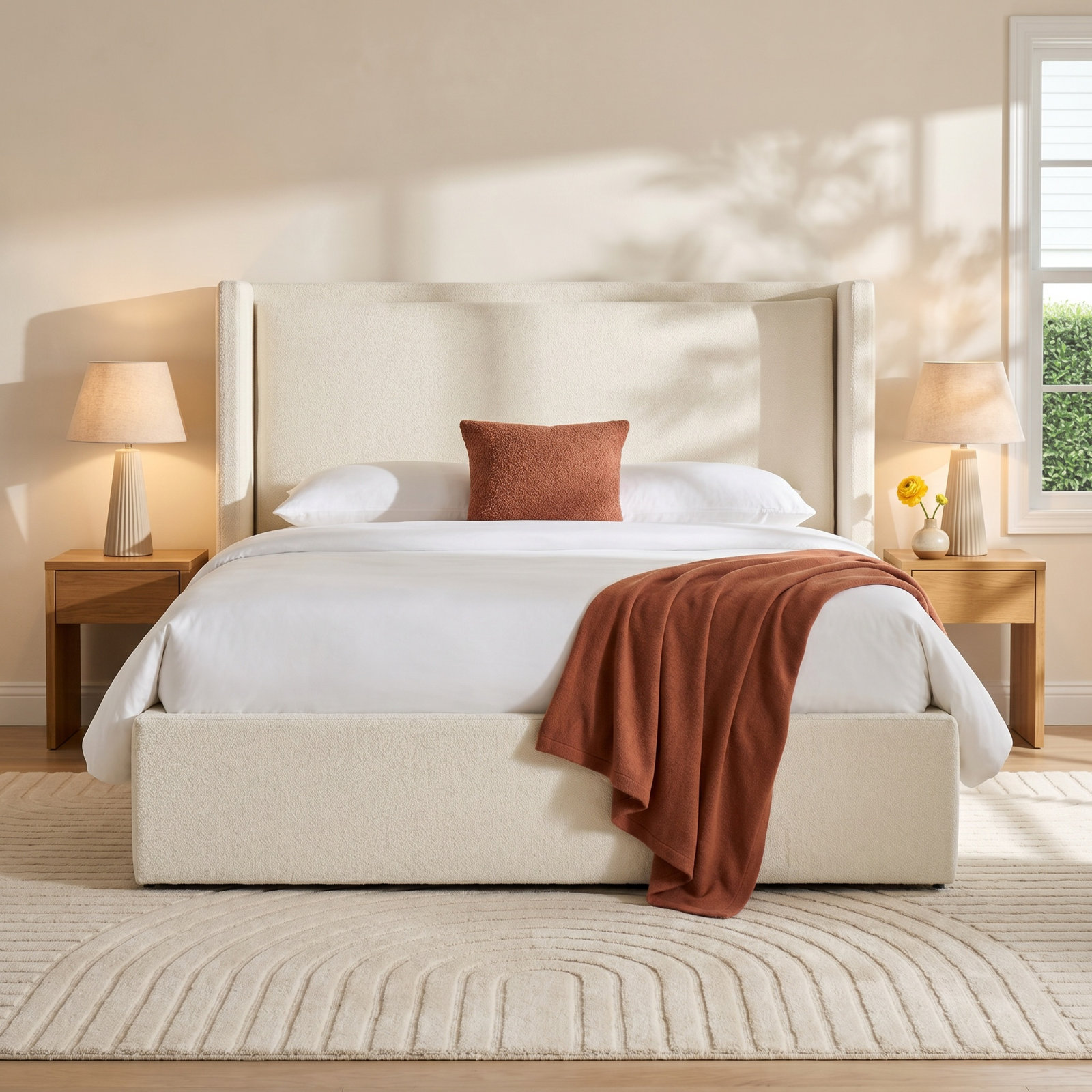 Rosehilde Wingback Bed, King