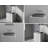 Vast Studio 21.5” L x 13.8” W Textured Gray Concrete Gray/Gray Rectangular Countertop Vessel Bathroom Sink Modern Luxury Bathroom Sink-121496013