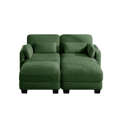 Channel Tufted Design Modern Minimalist Modular Sectional Sofa