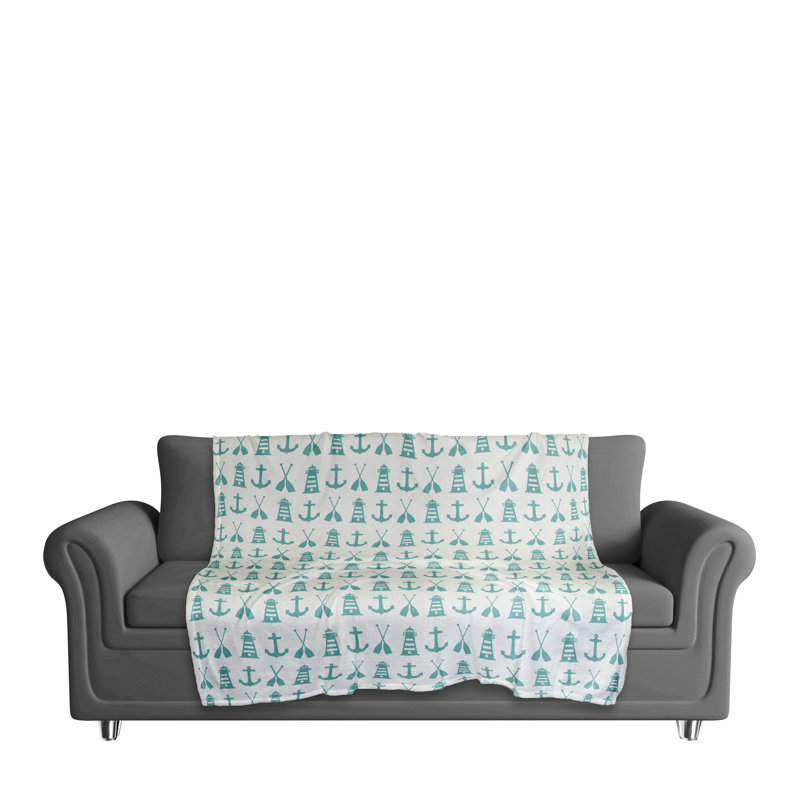 Hand Woven Throw Blanket, Teal