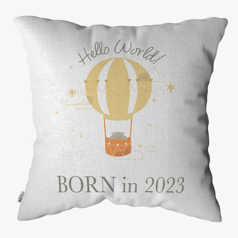White Square Throw Pillow Cover