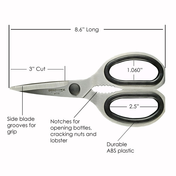 WELLSTAR Pull Apart All-Purpose Kitchen Scissors & Reviews