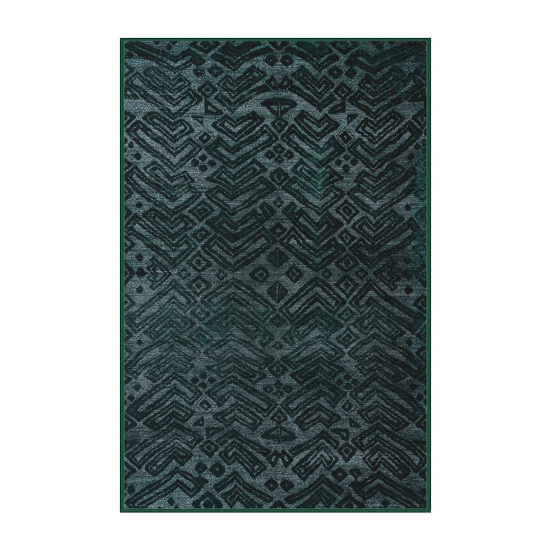 Tapis abstrait moderne 4648, Tapis de couloir 2 pi x 5 pi