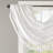 Elena Faux Silk Waterfall Embellished 38'' W Single Window Valance-1373194079