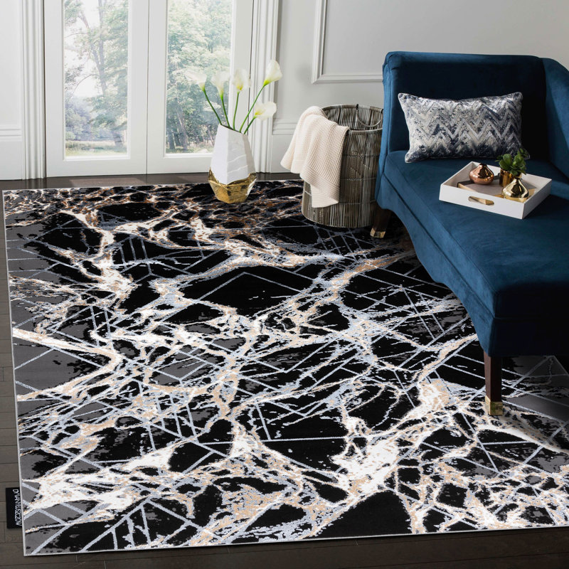 Abstract Area Rug, Rectangle 160 x 220cm