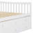 Full-Size Wooden Captain's Daybed With  Pull-Out Bed And 3 Built-In Storage Drawers-1210801410