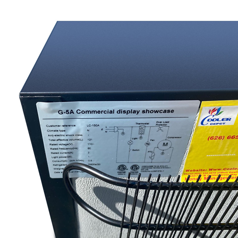 Cooler Depot 4.2 Cubic Feet Merchandising Refrigerator - 21''