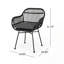 Chaise de patio avec coussins (ensemble de 2)-592134900