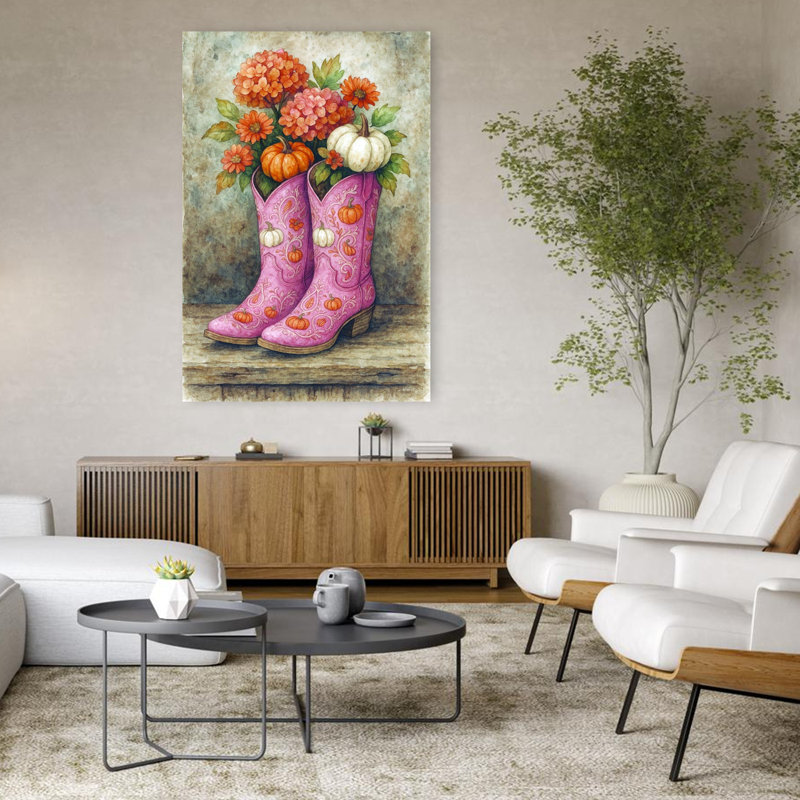 Art contemporain, art mural d'automne contemporain rustique, H 48 po x l 32 po