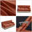 Luxury Red Brown Velvet Chesterfield Sofa - Button Tufted & Tassel Skirt, Modular & Easy Assembly,  for Living Room-660594243