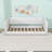 Upholstered Floor Bed with Armrests and Protective Side Rails-129697123