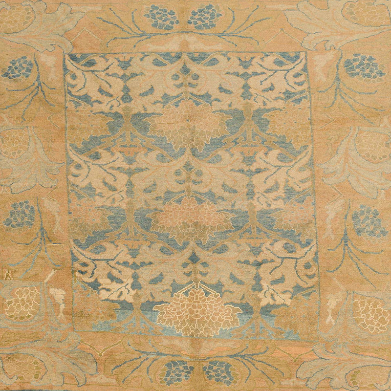 Tapis abstrait moderne 1613, Carré 6 pi