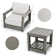 Marjani 275 - Person Patio Conversation Sets with Cushions