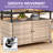Bar Set with Wicker Outer Material-343784855