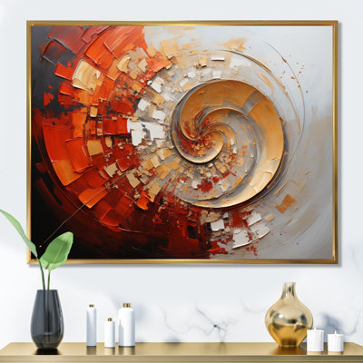Energetic Spiralscape I - Abstract Spirals Canvas Prints