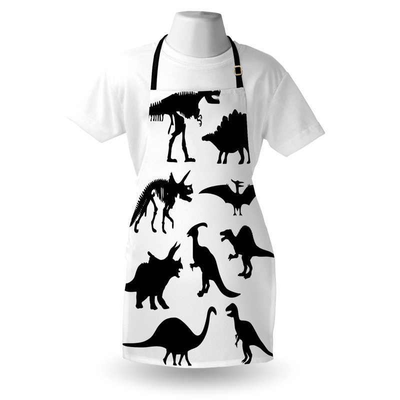No Pattern Bib Apron
