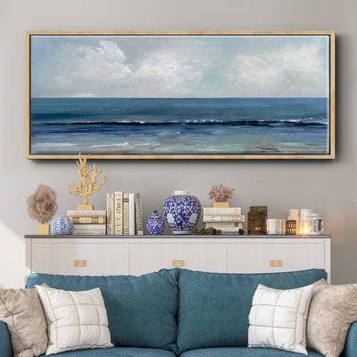 Blue Seas - toile encadrée