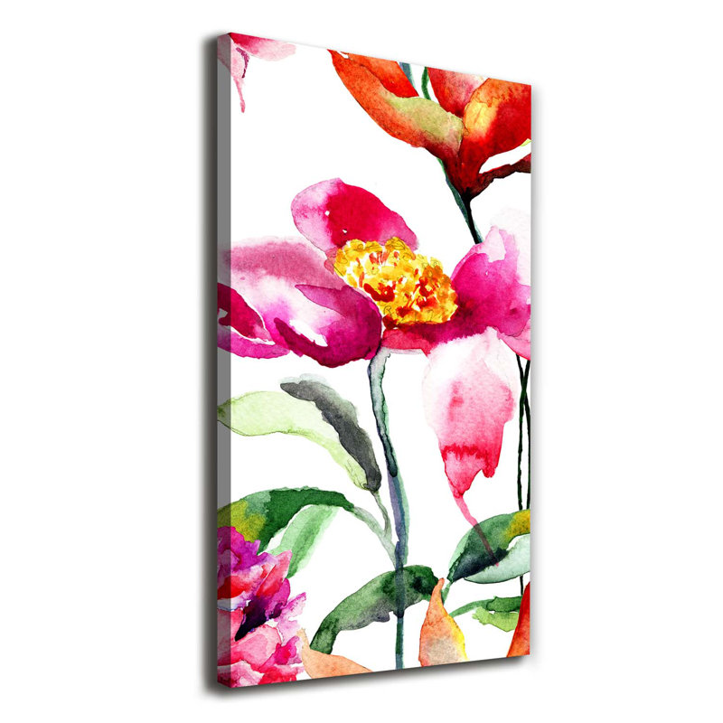 Field Flowers - Wrapped Canvas Print