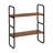 Willow Solid Wood & Metal 2-Tier Wall Mounted Accent Shelf-1618163075