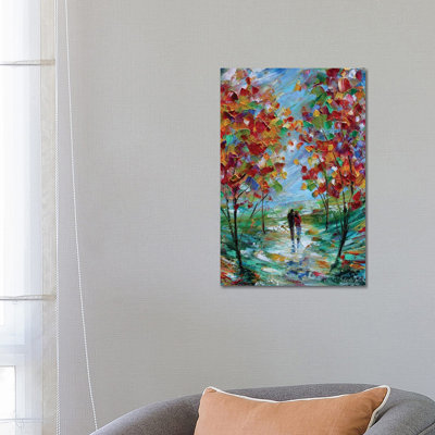 Colorful Romance by Karen Tarlton - Wrapped Canvas Painting