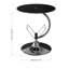 Markowitz Glass Top Block End Table