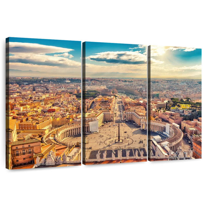 Sirci Sunny St. Peter's Square, H 14 po x l 23 po