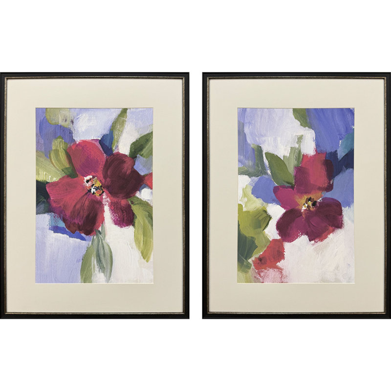 Modern Fleur Framed Art