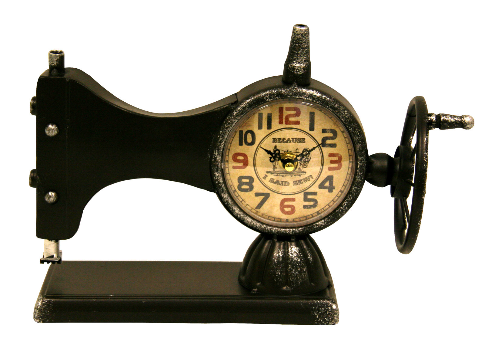 Machine Table Clock Williston Forge Sewing Machine Table Clock - Wayfair Canada