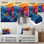 «Llama In The Rainbow Mountain Slide», reproduction d'art moderne en métal, décoration murale en métal lama-737078155