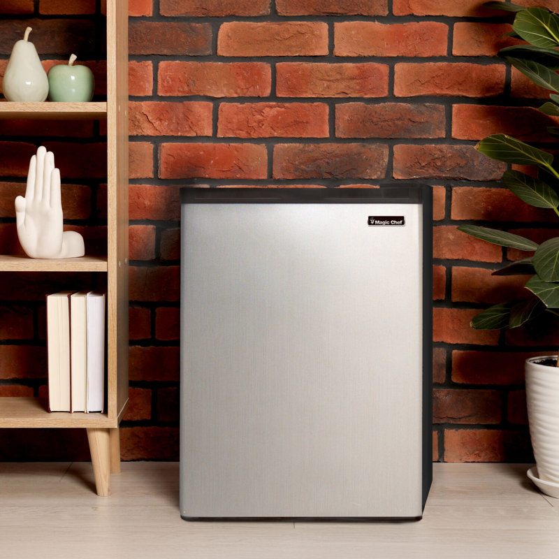 Magic Chef 2,6 pieds cubes Mini réfrigérateur, petit réfrigérateur compact sans congélateur pour chambre à coucher, appartement, dortoir, bureau