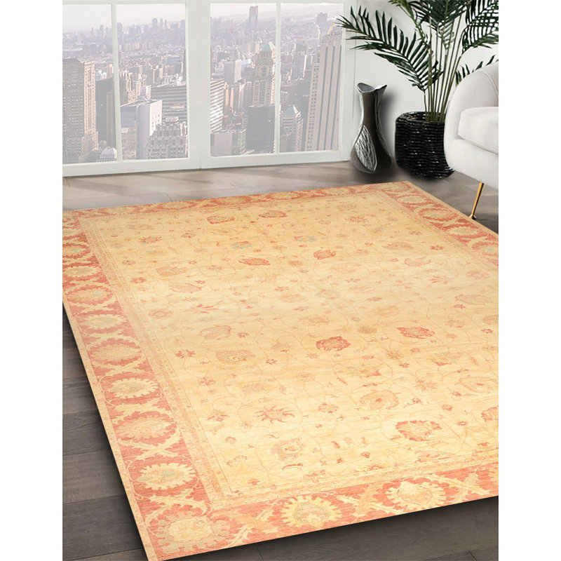 Wool Abstract Indoor Rug, Rectangle 5' x 7'
