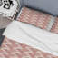 Ensemble de housse de couette à motif crème zigzag Ikat-42313064