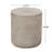 Outdoor Lightweight Concrete Side Table,Light Gray_70886.00