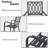 5-Piece Outdoor Patio Dining Set, 47" Round Wood-Grain Slat Table W/ Umbrella Hole + 4 Stacking Metal Chairs (350 Lbs Capacity) ,Rustproof, Breathable Design, 30-Min Assembly, Patio, Garden, Balcony-622076436