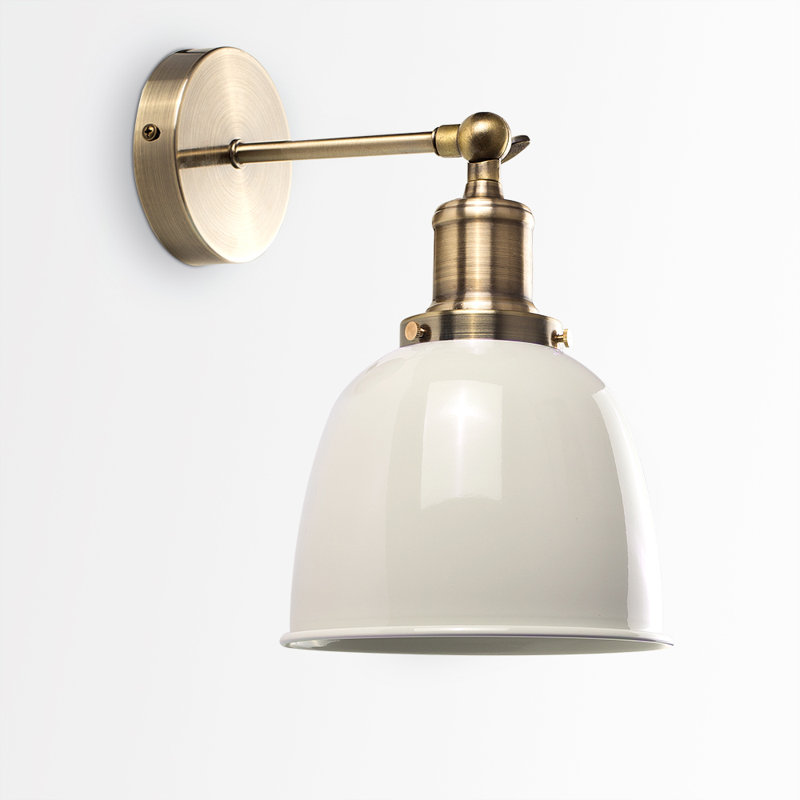 Axton Armed Sconce, Cream, No
