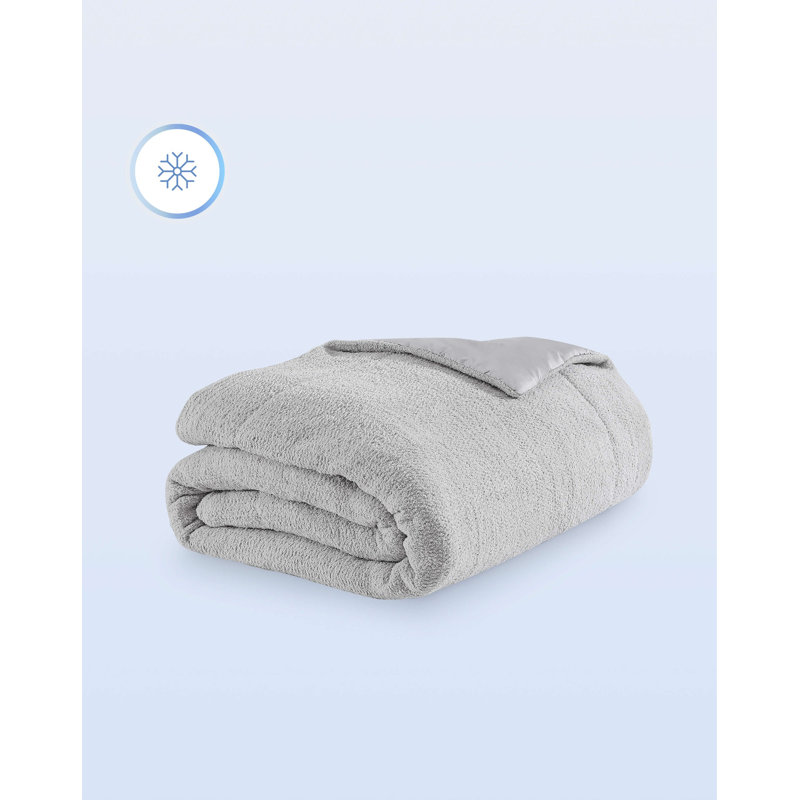 Snug Cooling Comforter, Cloud Gray, King Comforter