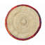 Round Striped Hand Braided 90cm X 90cm Area Rug