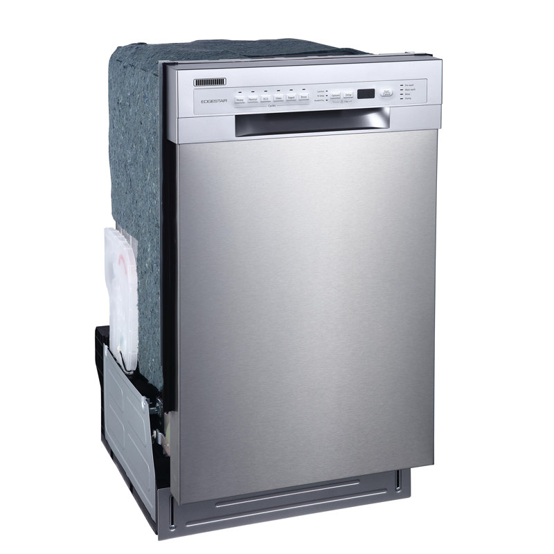 18" 52 dBA Built-In Full Console Dishwasher, Stainless Steel