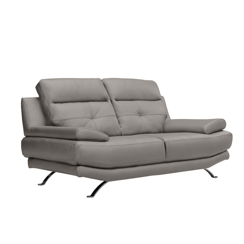London 2 Seater Sofa, Steel