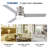 48" Bruched Nickel Lowe Profile Ceiling Fan with Light