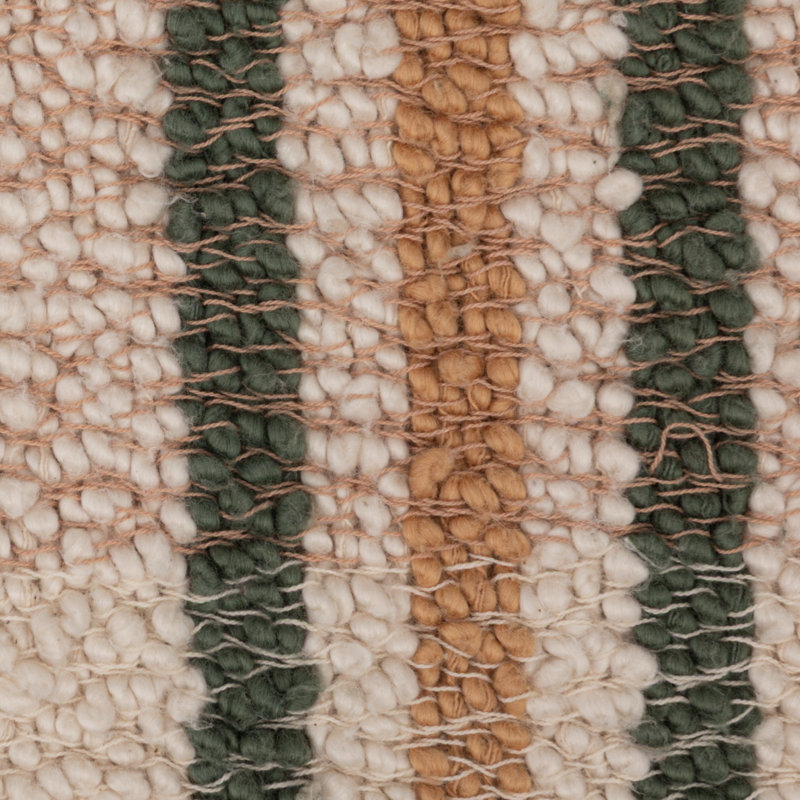 Hand-Woven Cotton Throw with Plaid Pattern and Fringe